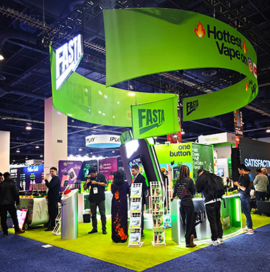 美國煙草展臺搭建