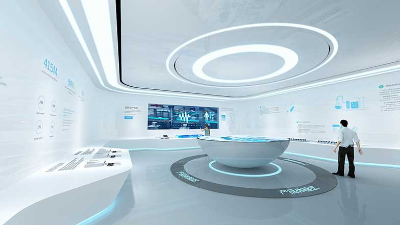 企業展廳設計上適合哪些設計