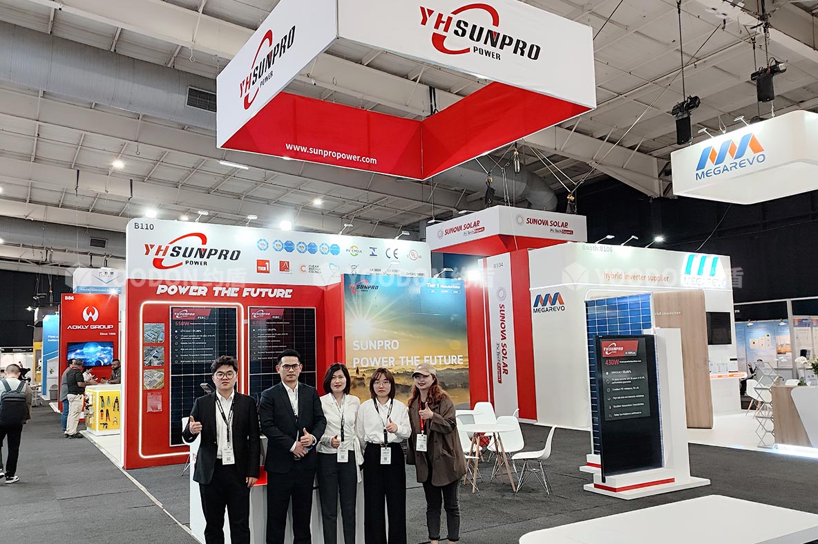 光伏儲能展搭建